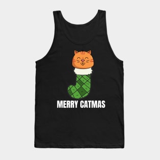 ChristmasCat Merry Catmas Tank Top